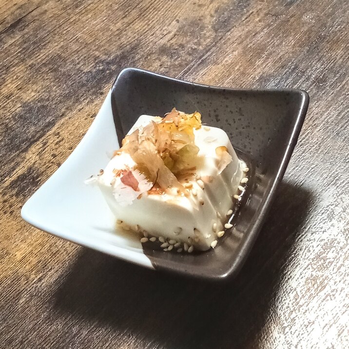 白菜の漬物で冷奴〜超簡単〜